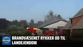 Fyn: Brandvæsenet rykker ud til landejendom