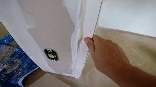 HOW TO INSTALL DRYWALL CORNER BEAD MUD AND TAPE NO COAT CERTAIN TEED