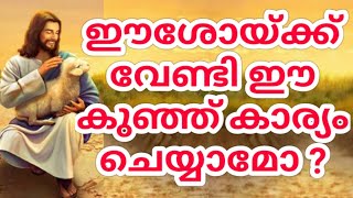 Sr Ann Maria SH | ഈശോയ്ക്ക് വേണ്ടി ഈ കുഞ്ഞു കാര്യം ചെയ്യാമോ? |