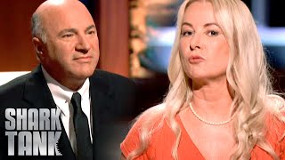 Shark Tank US | Shower Toga Entrepreneur Puts Kevin O'Leary In Time-Out!
