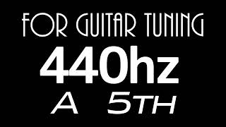 【440hz】Guitar A（5th）Tuning チューニング 5min.