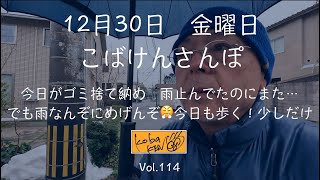 22/12/30　金曜日　こばけんさんぽ