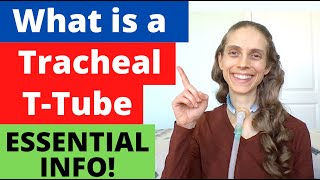 What is a Tracheal T-Tube. ESSENTIAL Info! Life with a Vent