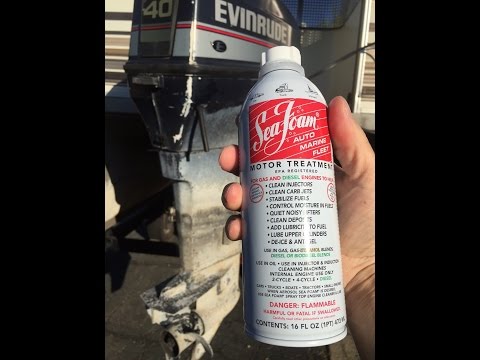 Watch how fast Sea Foam cleans a gummed-up outboard carburetor Watch how fast Sea Foam cleans a gummed-up outboard carburetor