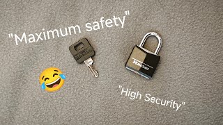 "High security" Masterlock Picked in 3 seconds!!