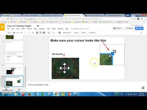 Cropping Images in Slides, then Zoom In Cropping Images in Slides, then Zoom In