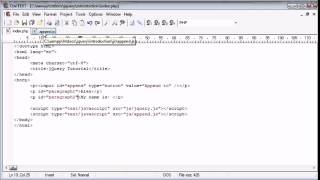 jQuery Tutorial 79 appendTo