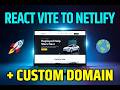 💻 Deploy Vite + React JS to Netlify & Connect Custom Domain | Namecheap + Cloudflare Tutorial
