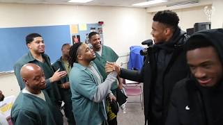 Giannis \u0026 Thanasis Deliver Zoom Freak 1 Surprise To Residents At Racine Correctional Institution