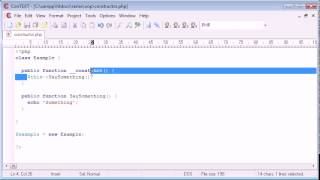 195 Class Constructor PHP Tutorials