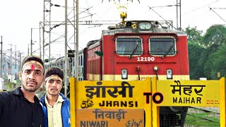 Mahakoshal Express Jhansi ( Niwari ) To Maihar Traveling Vlog