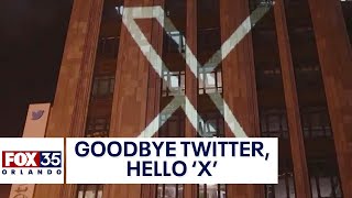 'X' logo to replace Twitter's blue bird