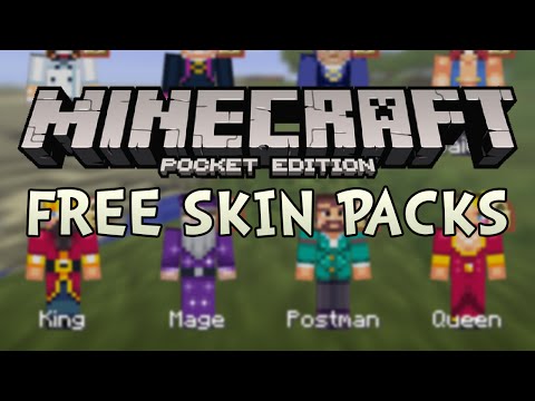 How To Get Skin Packs For Free in Minecraft PE (Pocket Edition Tutorial) How To Get Skin Packs For Free in Minecraft PE (Pocket Edition Tutorial)
