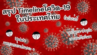 [EP.9] สรุปไทม์ไลน์โควิด19 (Timeline Covid-19) ในประเทศไทย (ฉบับย่อ)