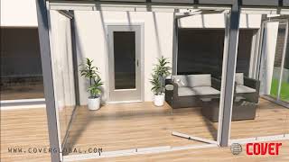 COVER Frameless Terrace Glazing System