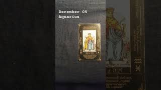 Aquarius - December 5, 2024 - Daily Tarot Card