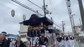 石橋直進 令和4年10月7日 堺市西区鳳連合 石橋だんじり日部神社宮入