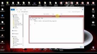 2 Hello World Program in JAVA (CUI)
