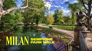 The Arch of Peace Walking Tour in Milano, Italy - 4K