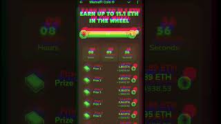 *6 MEMEFI ITEMS* in the spin session and stand a chance to earn up to *11.1 ETH* #blockchain