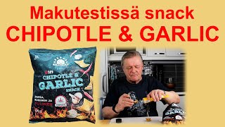 Makutestissä CHIPOTLE GARLIC snack