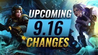 MASSIVE CHANGES: New buffs and reworks coming in Patch 9.16 - League of Legends