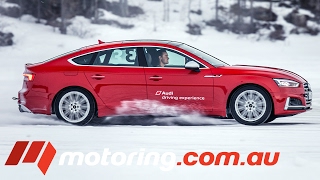 How to drift on ice with Audi Quattro