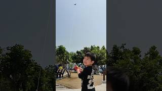 釣竿風箏真好玩 #vlog #kite #kidsvideo