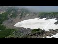 乗鞍高原 大雪渓で、夏スキー🎿