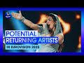 Potential Returning Artists in Eurovision 2025 🇨🇭