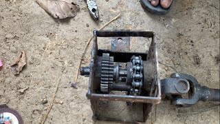 simple reverse gearbox #how #motorcycle #go kart gearbox home made..