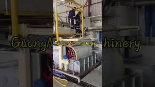 Congo waste paper recycling toilet paper prodction line