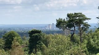 Chobham Ridges, Camberley, Surrey \u0026 Views Of London \u0026 Woking skylines.