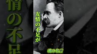 「結婚と夫婦に必要なのは“友情”」#ニーチェ #言葉 #名言　#格言 #名言動画 #刺さる名言 #声真似 #名言集