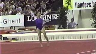 6th TQ AUS Allison Johnston FX   2001 World Gymnastics Championships 8 775