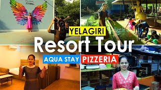 Yelagiri Resort Tour | Fundera Aqua Stay | Pizzeria | Anithasampath Vlogs