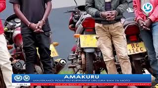 UMUTEKANO: POLISI MU KURWANYA UBUJURA BWA ZA MOTO