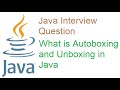 What is Autoboxing and unboxing in java