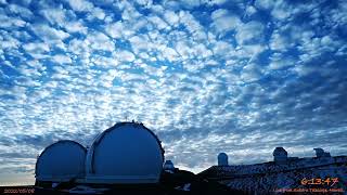 うろこ雲の朝　2022年5月8日早朝　Morning with Cirrocumulus Clouds 2022-05-08 HST