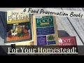 6 Food Preservation Books for Your Homestead