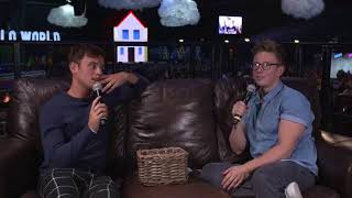 Q&A with Tom Daley & Tyler Oakley at Hello World (Oct 28, 2017)