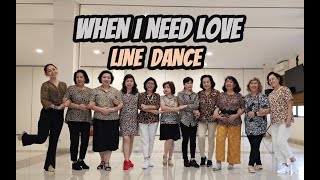 When I Need Love Line Dance Choreographed by Johnny Andersson (SWE )