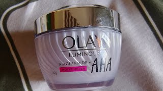 OLAY Luminous AHA Moisturizer #olay #moisturizer