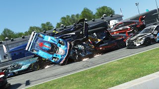 One of the biggest pileup in simracing history!