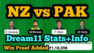 NZ vs PAK Dream11|NZ vs PAK Dream11 Prediction|NZ vs PAK Dream11 Team|