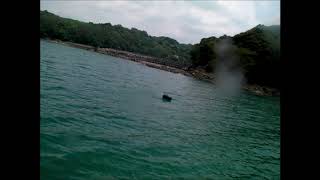 水俣湯の児海岸でＳＵＰ:SUP at the beach of Yunoko in Minamata City, Kumamoto, Japan