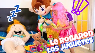 La compañera y Lalo el chango roban juguetes / Lalo el chango está celoso