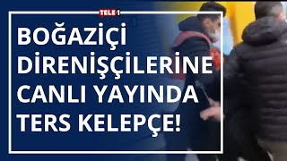 Boğaziçi direnişçilerine Kadıköy'de çok sert polis müdahalesi! #AsagiBakmayacagiz