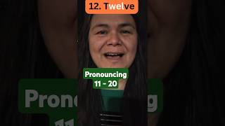 Pronouncing numbers 11 to 20 in English