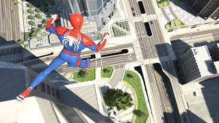 GTA 5 SPIDERMAN Ragdolls Jumps/Falls Compilation (Euphoria Physics | Funny Moments)